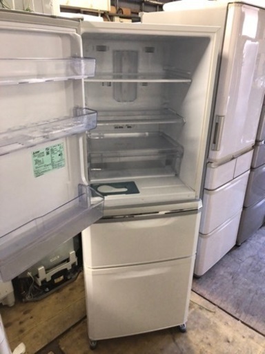 北九州市内配送無料　保証付き　三菱電機 MITSUBISHI ELECTRIC MR-C34ZL-W [冷蔵庫 Cシリーズ (335L