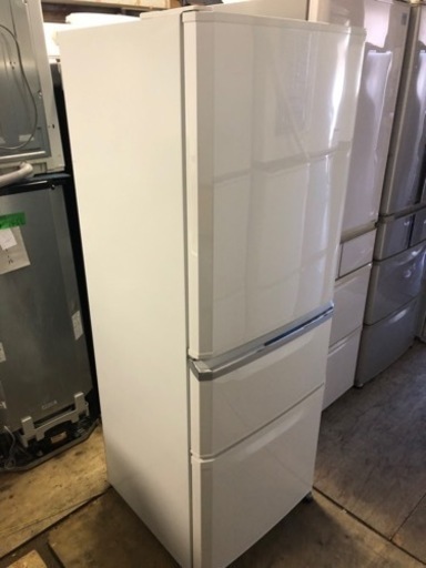 北九州市内配送無料　保証付き　三菱電機 MITSUBISHI ELECTRIC MR-C34ZL-W [冷蔵庫 Cシリーズ (335L