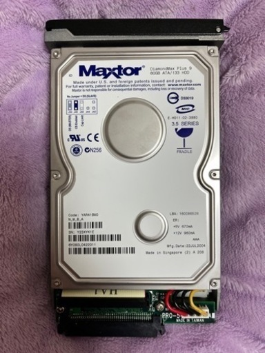Maxtor 80GB IDE HDD 3.5インチ