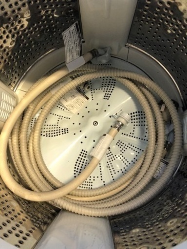 北九州市内配送無料　保証付き　2018年製日立 全自動洗濯機 ビートウォッシュ 8kg ホワイト BW-V80B W