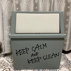 美品　ダストボックス　ゴミ箱　大きめ　オシャレ　グレー　キャスター付き