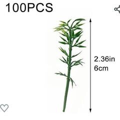竹 ミニチュア 6cm 100本の画像