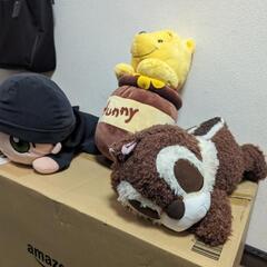 ぬいぐるみ　コナン　くまのプーさん　チップの画像