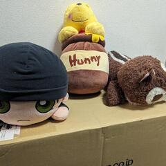 ぬいぐるみ　コナン　くまのプーさん　チップの画像