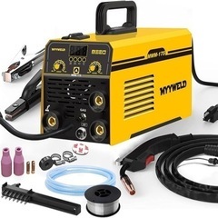 【新品未使用】半自動溶接機 MWM-175 ガス&ノンガス 100V 溶接機 家庭
