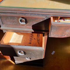 ㉖昭和レトロな書斎机の画像