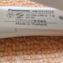 ヘアアイロン パナソニック コンパクトアイロンミニコテ 取説付きの画像