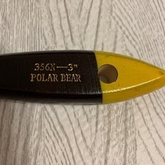 【新品未使用】　3インチ　ラスター　POLAR BEAR  黒毛 平型 75mm  刷毛 はけ ハケの画像