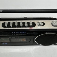 SONY ソニー カセットレコーダー CFM-120TV ラジカセの画像