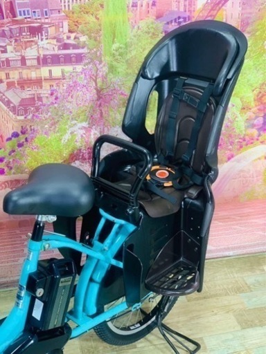 ①5943子供乗せ電動アシスト自転車YAMAHA 20インチ良好バッテリー
