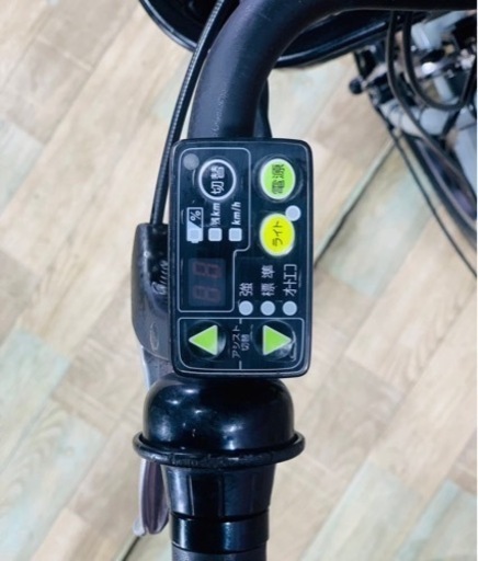 ②5941子供乗せ電動アシスト自転車ブリヂストン20インチ良好バッテリー