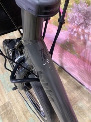 ③5934子供乗せ電動アシスト自転車ブリヂストンF24/B20インチ良好バッテリー
