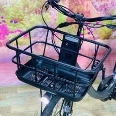 ③5934子供乗せ電動アシスト自転車ブリヂストンF24/B20インチ良好バッテリーの画像