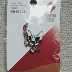 東京2020オフィシャルピンバッジ2種マスコットの画像
