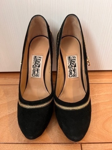 Ferragamoパンプス☆本スエード☆35 1/2