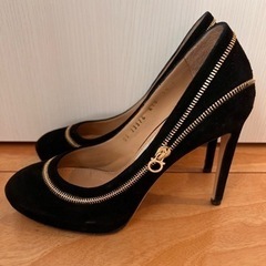 Ferragamoパンプス☆本スエード☆35 1/2