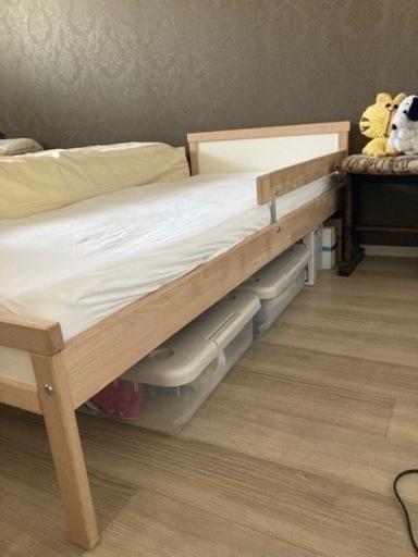 【美品】IKEA シンプル　SNIGLAR スニーグラル　キッズベッドセット