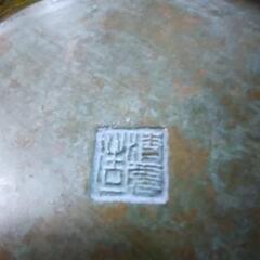 青銅花瓶  箱付  84685　値下げしましたの画像