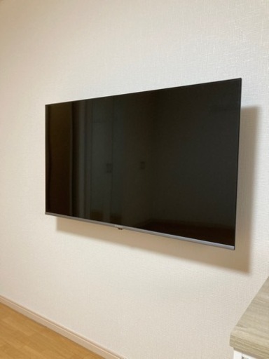 液晶テレビ 50インチ 4K  壁掛け 壁美人