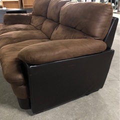 3人掛けソファ ブラウン 格安で‼️の画像