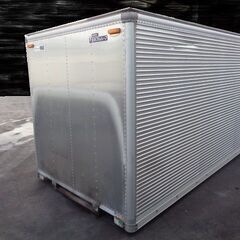 トラックコンテナ 箱 3200x1880x2000 シャッター仕様 アルミバン 冷凍冷蔵 倉庫 物置 ガレージ 愛媛よりの画像