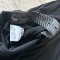 3分丈マタニティレギンス 妊婦服スパッツ ペチパンツ黒の画像