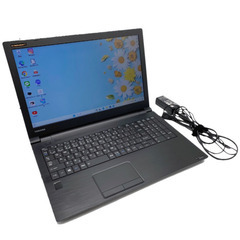 美品✨/東芝/ノートパソコン/新品SSD256GB/Corei7/8GBの画像