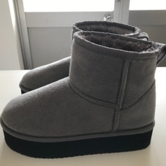 【美品】ショートムートンブーツの画像