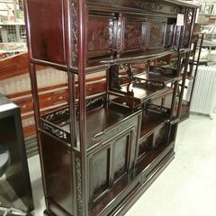 唐木違い棚 唐木飾り棚【モノ市場東海店】141の画像