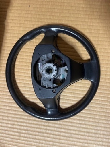 AE111 カローラレビン　革巻きステアリング