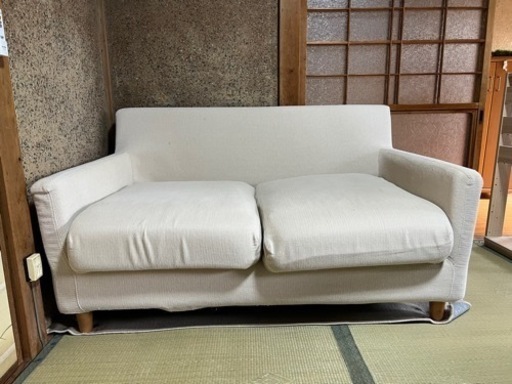 【GO-10】1/21までの週末限定！ ソファ ラブソファ 2人掛け
