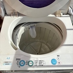 洗濯機　即渡し可の画像