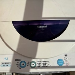 洗濯機　即渡し可の画像