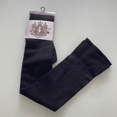 ロング靴下ブラック　22〜25cm  新品