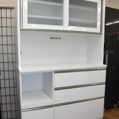 R093 三幸ジャパン キッチンボード、食器棚、幅120cm U...