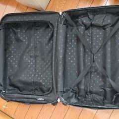 【無料】サムソナイト/スーツケース 鍵なしダイヤル式ロック/一部ファスナー破損の画像