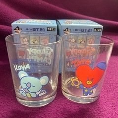 未使用！BTS☆一番くじ☆にぎわいグラス2点セット