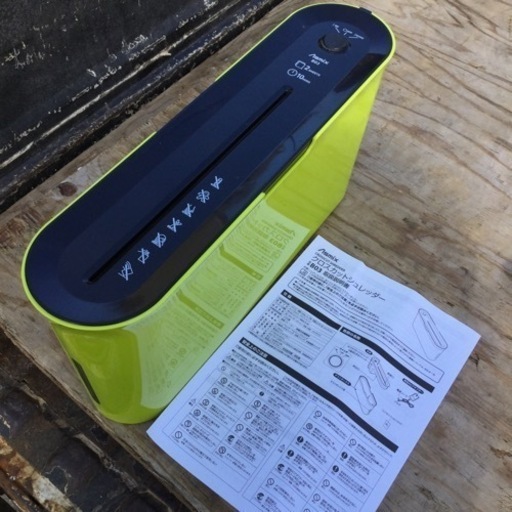 シュレッダー 美品