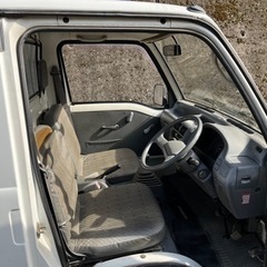 平成3年 サンバートラック KS4 ホワイト 4WD MT 走行9.1万キロ 車検対応可の画像