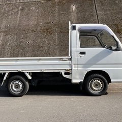 平成3年 サンバートラック KS4 ホワイト 4WD MT 走行9.1万キロ 車検対応可の画像