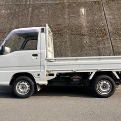 平成3年 サンバートラック KS4 ホワイト 4WD MT 走行9.1万キロ 車検対応可の画像