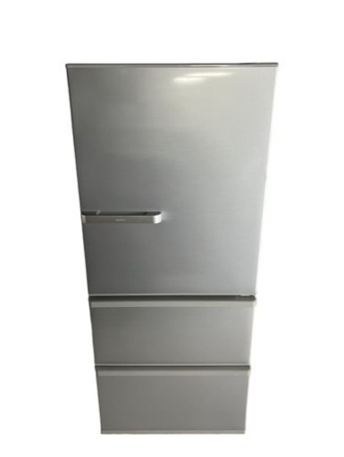 【ジ 0118-03】 AQUA ノンフロン冷凍冷蔵庫　AQR-27G(S)　2018年製　272L