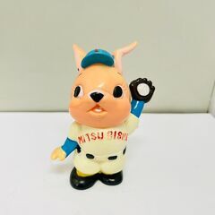 【希少品】 三菱信託銀行 貯金箱 ソフビ うさぎ 背番号7 10...