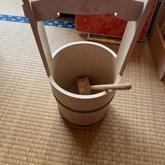 墓参り時の柄杓と桶