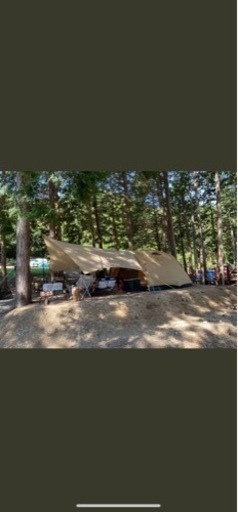 テントとタープセット１回のみ使用