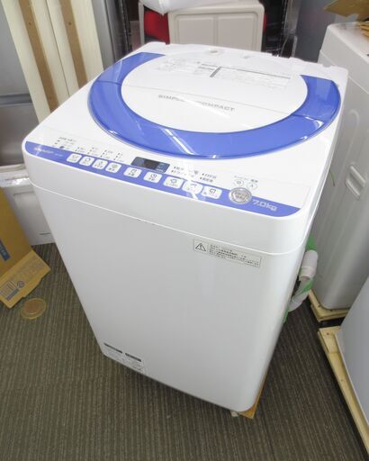 決まりました■SHARP　シャープ　7.0㎏　洗濯機　ES-T707　№7