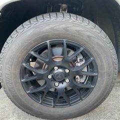 冬タイヤ　ホイール付き　4本　265/60R18の画像