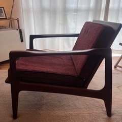 アンティーク】MARUNI オールドマルニ リビング アームチェア