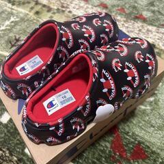 CHAMPION グロッグシューズ　ブラック&レッド　新品未使用の画像