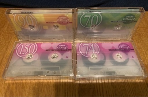カセットテープTDK cding2  4本　中古